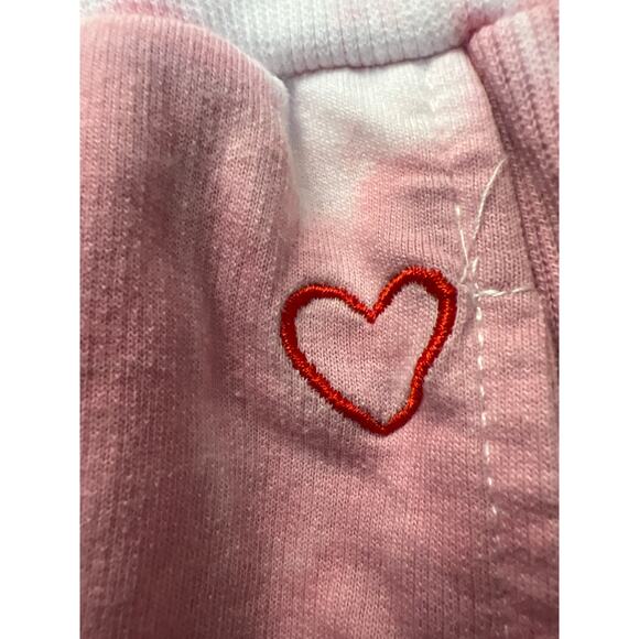 NWT June & Delancey Women’s High Waisted Jogger Tie Dye Sweatpants Size S Pink - Picture 3 of 5